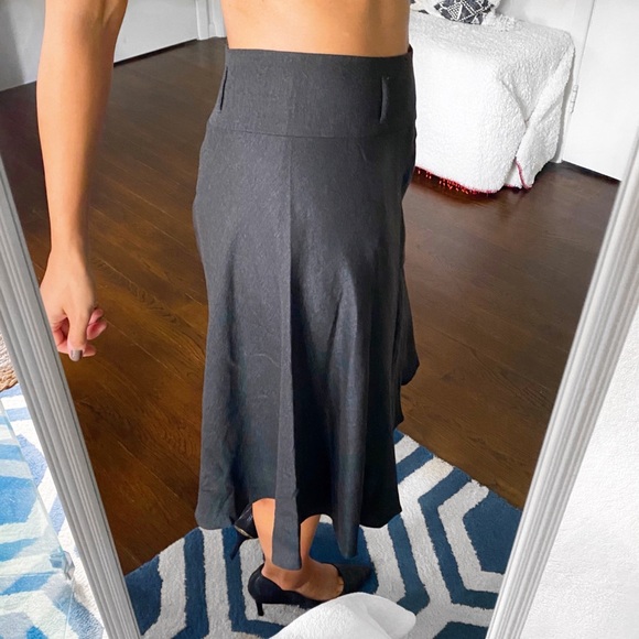 🍂 TOULOUSE GREY HIGH WAIST A-LINE SKIRT! - Picture 3 of 14